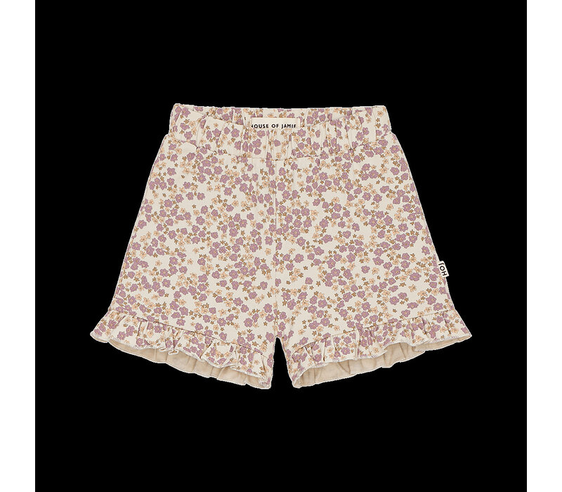 House of Jamie Ruffled Shorts Lavender Blossom