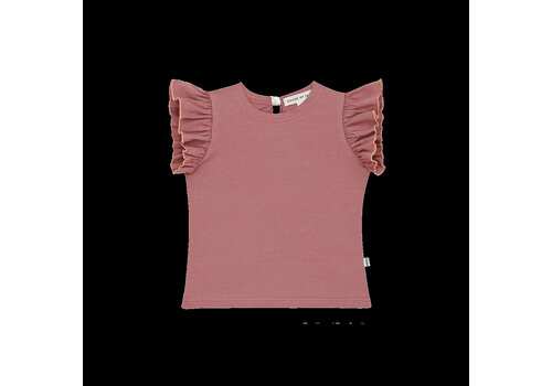 House of Jamie House of Jamie Ruffled Tee Rose