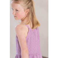 House of Jamie Broidery  Layer Dress Lavender