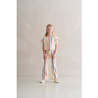 House of Jamie Relaxed Tee Rainbow Stripes