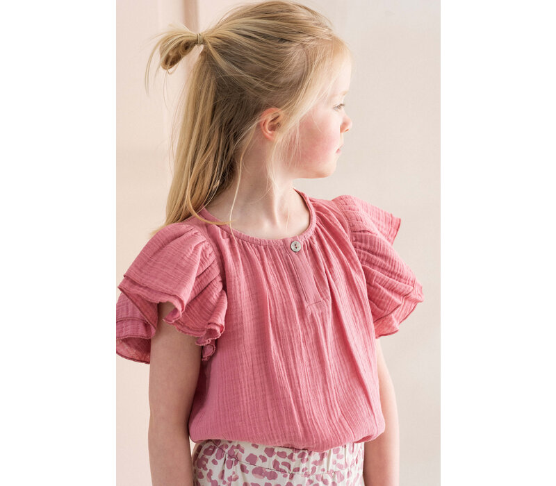 House of Jamie Butterfly Top Blush