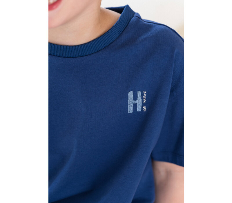 House of Jamie Oversized Tee Deep Blue