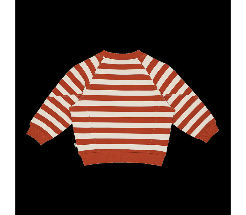 House of Jamie Sweatshirt Baked Apple Stripes