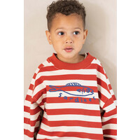 House of Jamie Sweatshirt Baked Apple Stripes