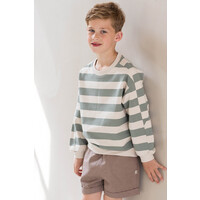 House of Jamie Twill Bermuda Grey Clay