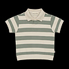 House of Jamie House of Jamie Relaxed Polo Stormy Sea Stripes