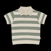 House of Jamie Relaxed Polo Stormy Sea Stripes