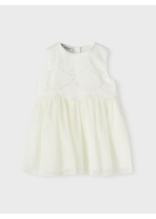Name it Name It NBFNIKOL Dress Spencer Bright White