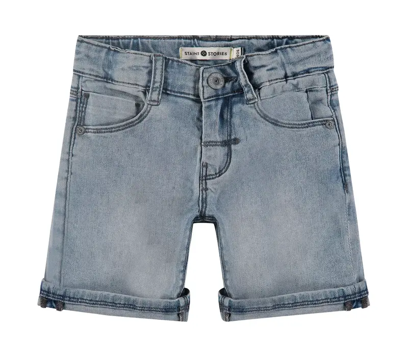 Babyface boys denim short medium blue denim