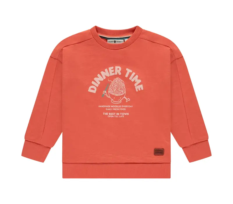 Babyface boys sweatshirt grapefruit