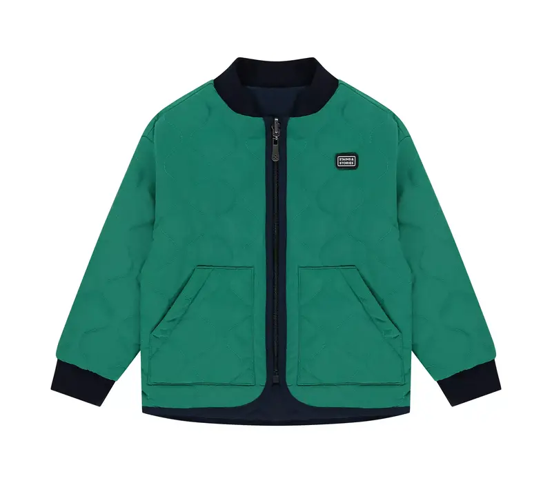 Babyface boys reversible jacket deep sea