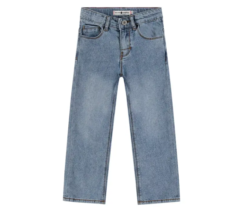 Babyface girls denim wide leg blue denim