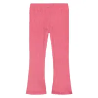 Babyface girls rib pants flared bubblegum