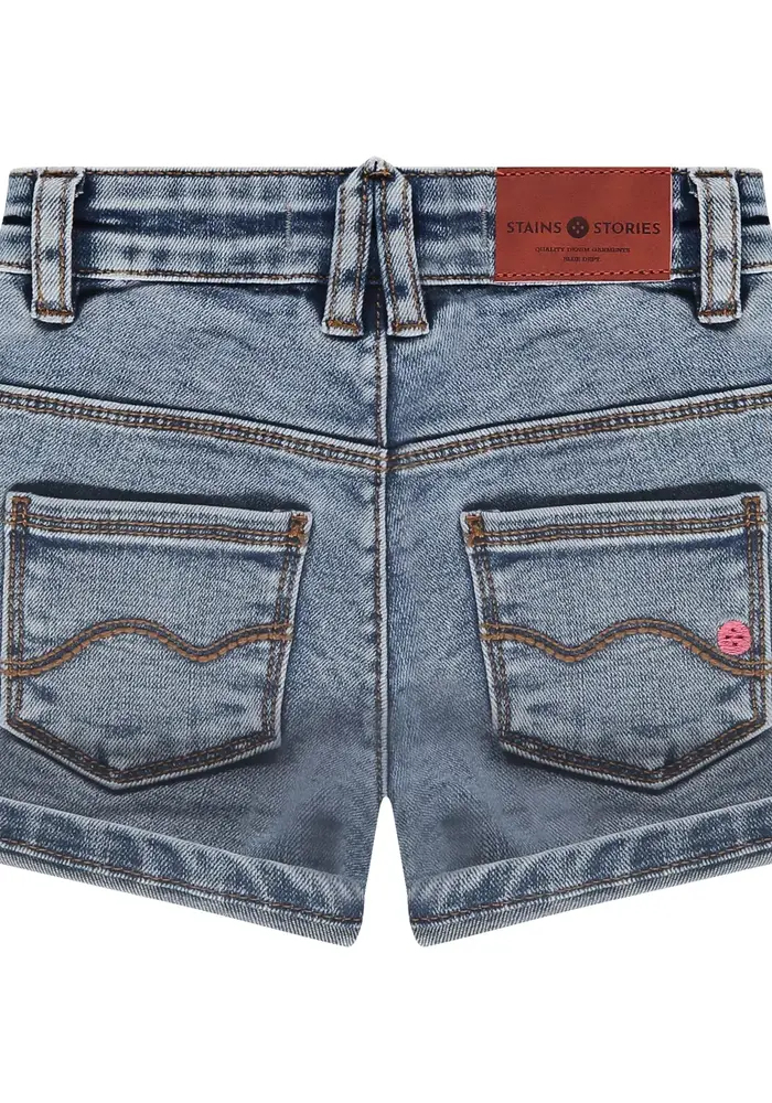 Babyface girls denim short blue denim