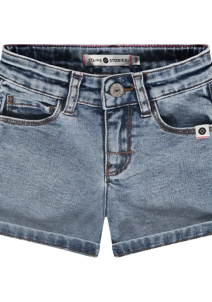 Babyface girls denim short blue denim