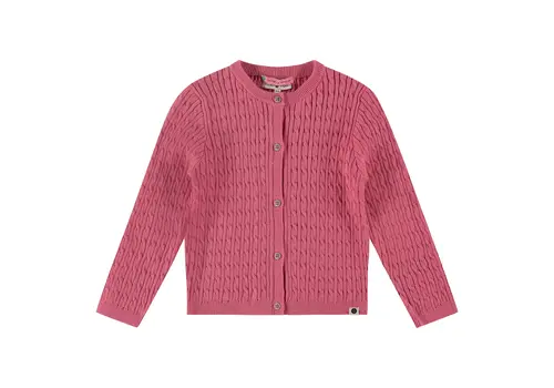 Babyface Babyface girls knitted cardigan bubblegum