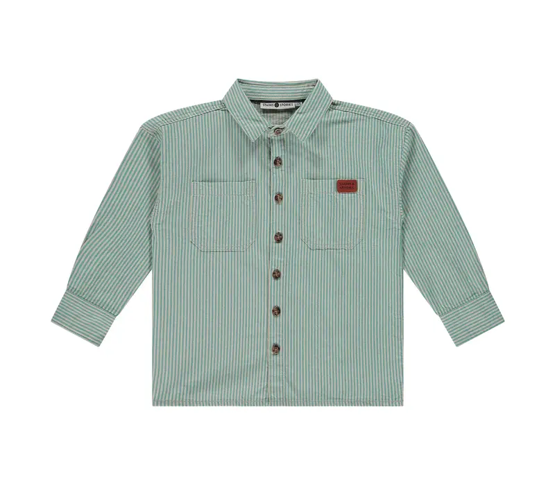 Babyface boys overshirt long sleeve turquoise