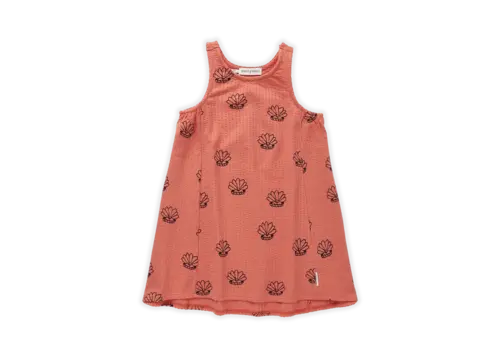 Sproet & Sprout Sproet & Sprout Dress loose Shell print Coral