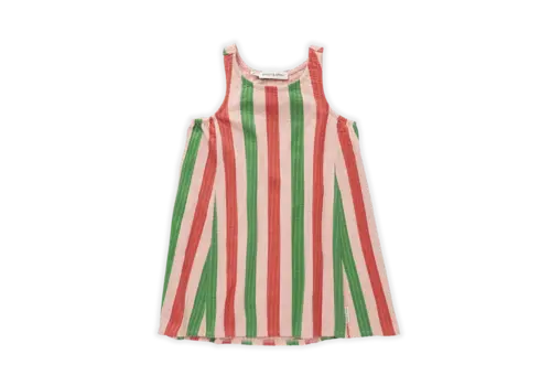 Sproet & Sprout Sproet & Sprout Dress loose Stripe Coral