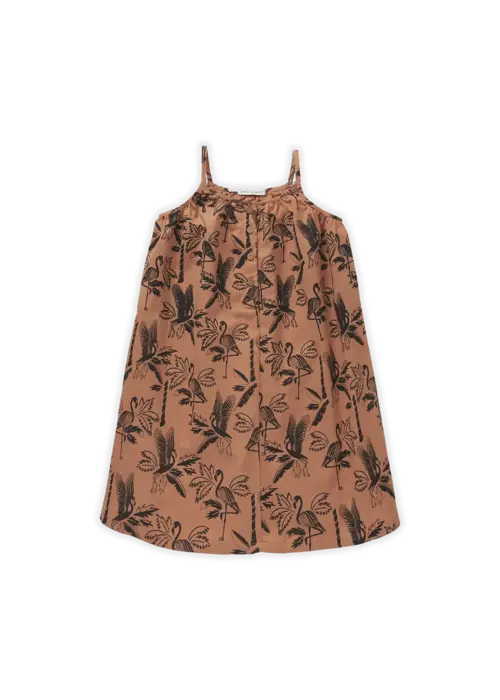 Sproet & Sprout Sproet & Sprout Dress Tropical print Café