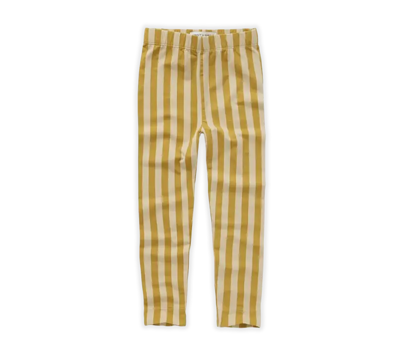 Sproet & Sprout Legging Stripe print Biscotti