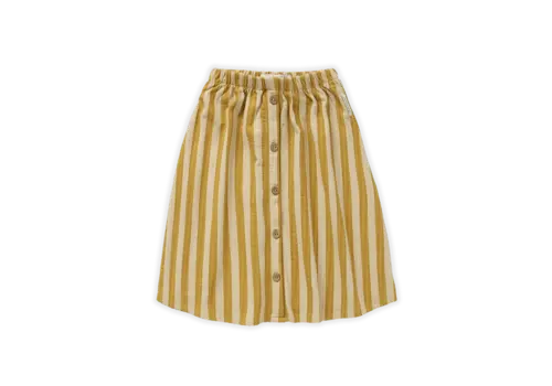 Sproet & Sprout Sproet & Sprout Skirt midi Stripe Biscotti