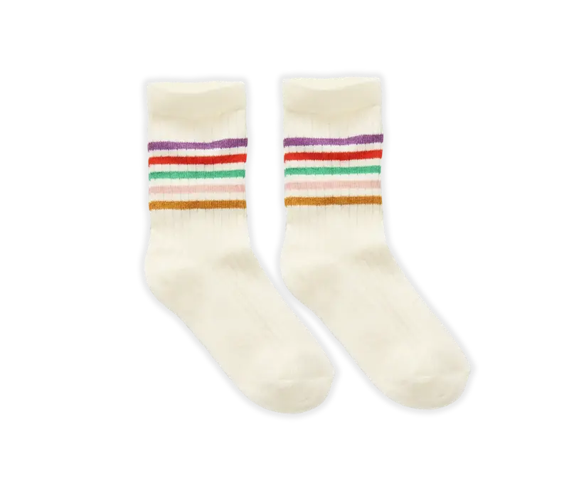 Sproet & Sprout Sport socks stripes Pear