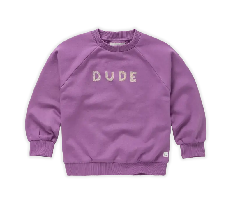 Sproet & Sprout Sweatshirt raglan Dude Purple