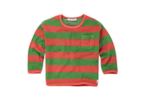 Sproet & Sprout Sproet & Sprout Sweatshirt stripe Coral