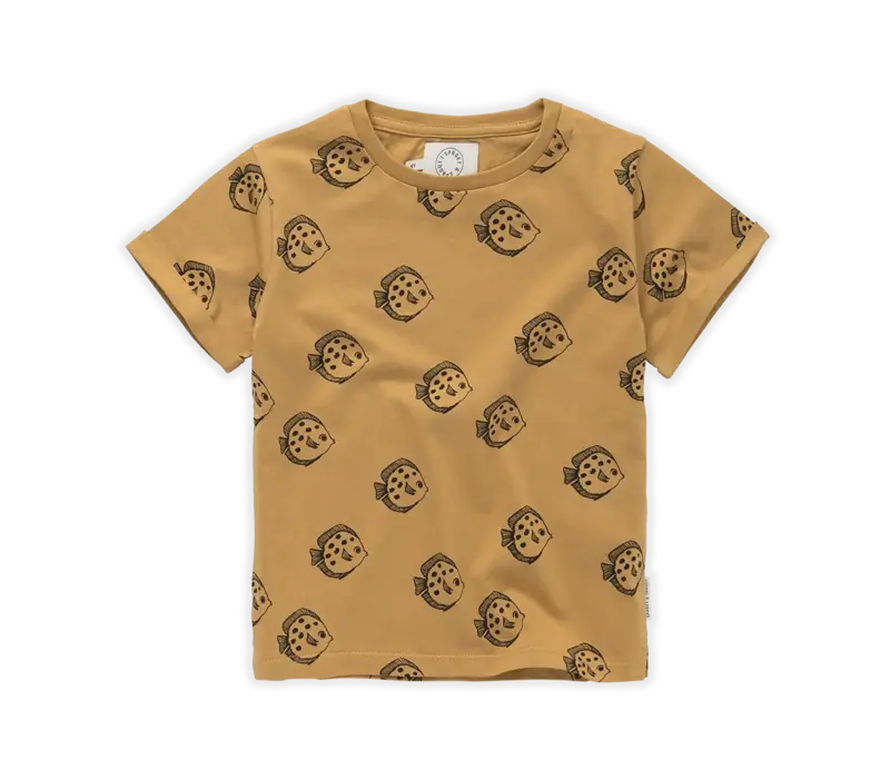 Sproet & Sprout T-shirt Fish print Honey