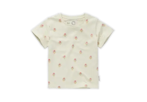 Sproet & Sprout Sproet & Sprout T-shirt Ice cream print Pear