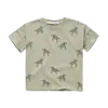 Sproet & Sprout Sproet & Sprout T-shirt wide Turtle print Aloe vera
