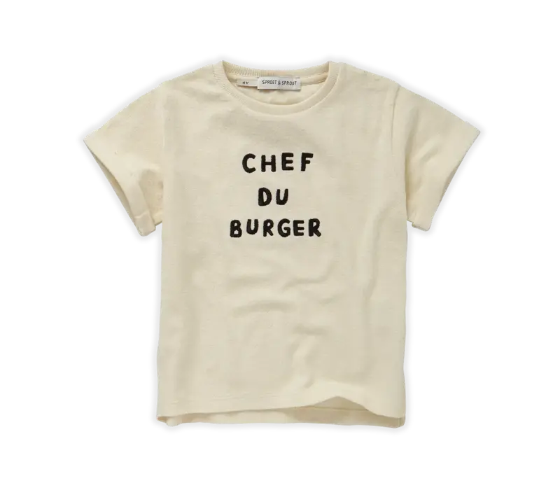 Sproet & Sprout Terry T-shirt Chef du burger Pear