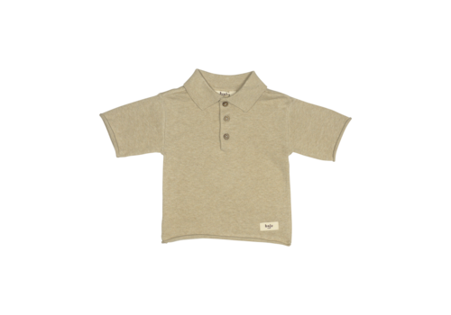 Baje Studio Baje Studio Mackay knit polo sand