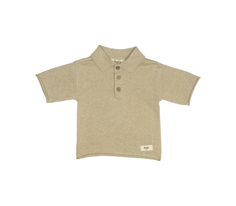 Baje Studio Mackay knit polo sand