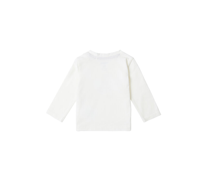 Noppies Girls Tee Caroline long sleeve Whisper White