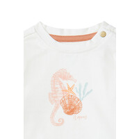 Noppies Girls Tee Caroline long sleeve Whisper White