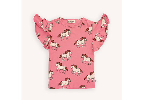 CarlijnQ CarlijnQ Wild horse - ruffled shirt