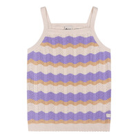 Daily Seven Knitted Singlet Dahlia Purple