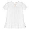 United Brands Daily Seven Dress Ruffle Broderie Off White