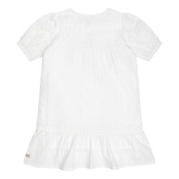 Daily Seven Dress Ruffle Broderie Off White