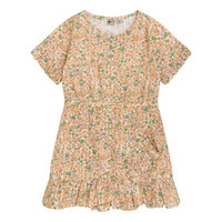 Daily Seven Flower Dress Structure Dusty Salmon