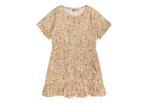 United Brands Daily Seven Flower Dress Structure Dusty Salmon