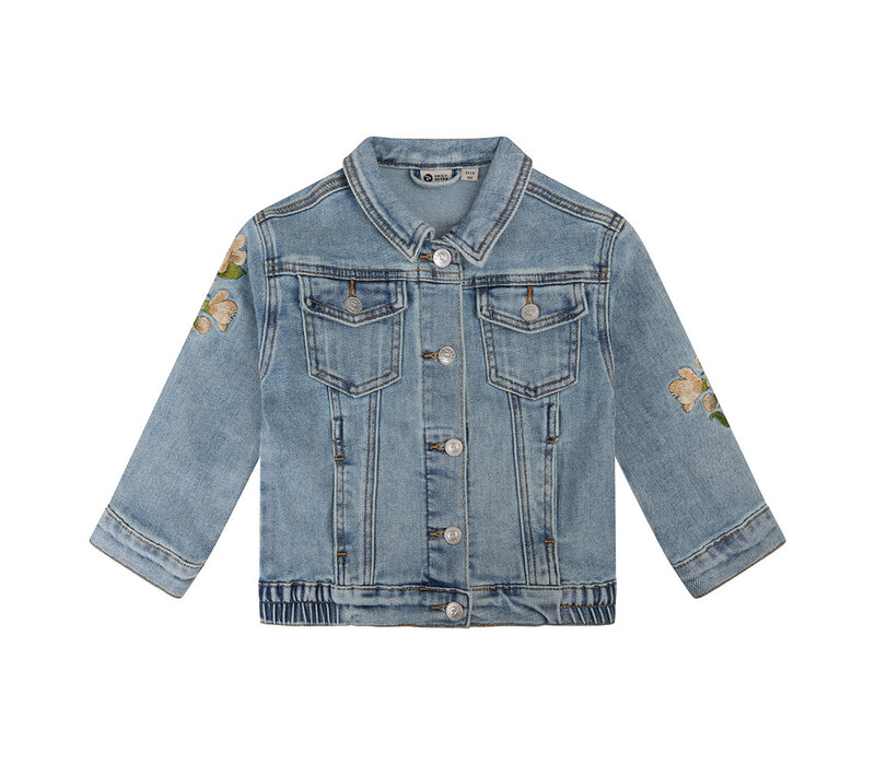 Daily Seven Jeans Jacket Flower Light Denim