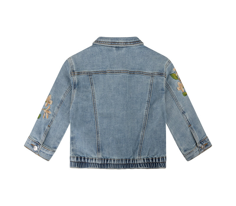 Daily Seven Jeans Jacket Flower Light Denim