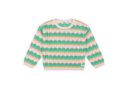 Daily seven Daily Seven Knitted Sweat Fancy Camel sand