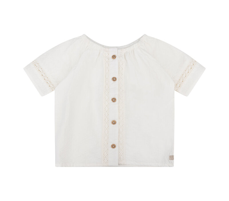 Daily Seven Shirt Short Sleeve Poplin Off White