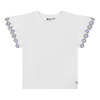 United Brands Daily Seven T-shirt Broderie Off White