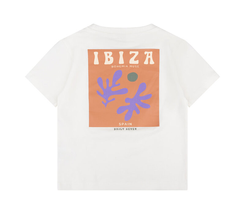 Daily Seven Organic T-shirt Ibiza Off White