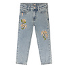 United Brands Daily Seven Ruby Mom Fit Flower Light Denim